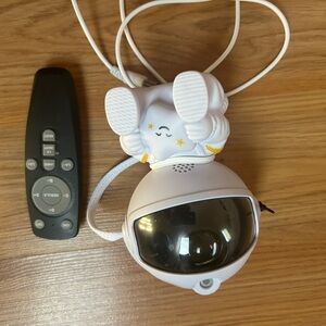 Cute Astronaut Night Light with Remote